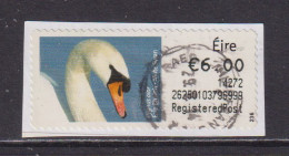 IRELAND  -  2014 Mute Swan SOAR (Stamp On A Roll)  CDS  Used On Piece As Scan - Usados