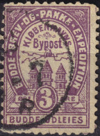 DANEMARK / DENMARK - 1887 (2 Dec) - COPENHAGEN Lauritzen & Thaulow Local Post 3øre Violet - VF Used -b - Emisiones Locales