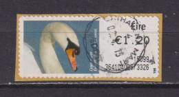 IRELAND  -  2014 Mute Swan SOAR (Stamp On A Roll)  CDS  Used On Piece As Scan - Used Stamps