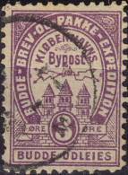 DANEMARK / DENMARK - 1887 (2 Dec) - COPENHAGEN Lauritzen & Thaulow Local Post 3øre Violet - VF Used -c - Lokale Uitgaven