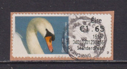 IRELAND  -  2014 Mute Swan SOAR (Stamp On A Roll)  CDS  Used On Piece As Scan - Used Stamps