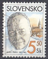 SLOVAKIA 386,used,falc Hinged - Used Stamps