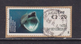 IRELAND  -  2014 Basking Shark SOAR (Stamp On A Roll)  CDS  Used On Piece As Scan - Usados