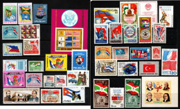 2552 - FLAGS OF THE WORLD, NICE MNH STAMPS LOT. - Timbres