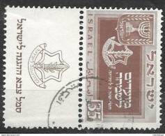 1949 Israel VFU 320 Euros - Usati (con Tab)