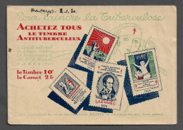 FRANCE STAMP - BOOKLET - POUR LA TUBERCULOSE - NESTLE - ADVERTISING (STB19-33) - Croix Rouge