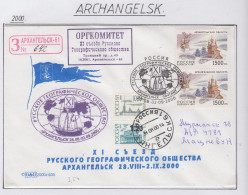 Russia Arktis  Cover Congress Russian Geographic Society Ca  Achangelsk 31.8.2000 (RR198) - Eventi E Commemorazioni