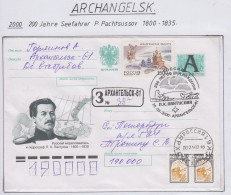 Russia Arktis  Cover 200J. Seefahrer P. Pachtsussov 1800-1835 Ca  Achangelsk 20.03.2000 (RR198A) - Eventi E Commemorazioni