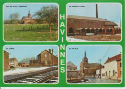 SPSM. HAVINNES. 4 Vues.  Eglise / Briquetterie/Gare Et Place.. - Doornik