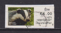 IRELAND  -  2014 Badger SOAR (Stamp On A Roll)  CDS  Used On Piece As Scan - Used Stamps