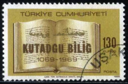 Türkiye 1969 Mi 2154 900th Anniversary Of Redaction Of The Book Entitled Kutadgu - Oblitérés