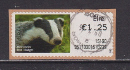 IRELAND  -  2014 Badger SOAR (Stamp On A Roll)  CDS  Used On Piece As Scan - Usados