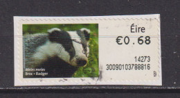 IRELAND  -  2014 Badger SOAR (Stamp On A Roll)  CDS  Used On Piece As Scan - Used Stamps