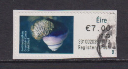 IRELAND  -  2014 Violet Snail SOAR (Stamp On A Roll)  CDS  Used On Piece As Scan - Used Stamps