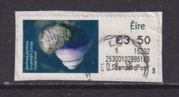 IRELAND  -  2014 Violet Snail SOAR (Stamp On A Roll)  CDS  Used On Piece As Scan - Usados