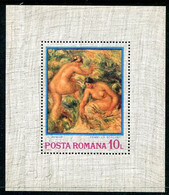 ROMANIA 1974 Impressionist Painting Block MNH / **..  Michel Block 110 - Ongebruikt