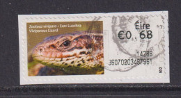 IRELAND  -  2014 Viviparous Lizard SOAR (Stamp On A Roll)  CDS  Used On Piece As Scan - Used Stamps