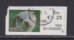 IRELAND  -  2014 Badger SOAR (Stamp On A Roll)  CDS  Used On Piece As Scan - Oblitérés