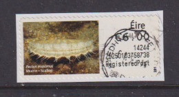 IRELAND  -  2014 Scallop SOAR (Stamp On A Roll)  CDS  Used On Piece As Scan - Usados