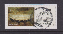 IRELAND  -  2014 Scallop SOAR (Stamp On A Roll)  CDS  Used On Piece As Scan - Oblitérés