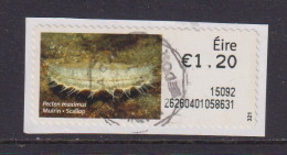 IRELAND  -  2014 Scallop SOAR (Stamp On A Roll)  CDS  Used On Piece As Scan - Oblitérés