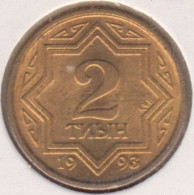 @Y@     Kazakhstan  2 Tenge  1993  (4664)   UNC. - Kazajstán