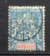 Col33  Colonie Nossi-bé N° 32 Oblitéré  Cote : 8,50€ - Used Stamps