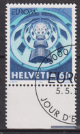 1993 Schweiz Zum:CH 846, Mi:CH 1499, Yt:CH 1428, Europa, Mediothek In Villeurbanne (F) - 1993
