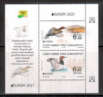 Türkisch-Zypern / Turkish Republic Of Northern Cyprus / Chypre Turc 2021 Block/souvenir Sheet EUROPA ** - 2021