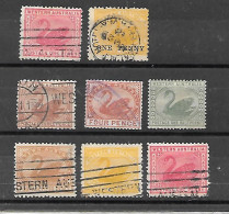 N 4 WESTERN AUSTRALIA 1902 - 1922  Obl Serie Incomplète - Oblitérés