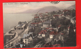 KAT-20 Neuchâtel Evole Et Champ-Bougin. Gare De Tramways .Cachet Neuchâtel Ecluse 1909  Jacot 1172 - Neuchâtel