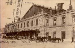MARSEILLE        ( BOUCHES DU RHONE  )  LA GARE SAINT-CHARLES - Bahnhof, Belle De Mai, Plombières