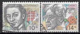 SLOVAKIA 414-415,used,falc Hinged - Gebruikt