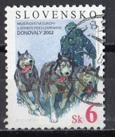 SLOVAKIA 417,used,falc Hinged,dogs - Usati