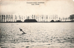 Watersnood In Zeeland - Overstroomde Trambaan Naar Hulst (voir Dos) - Carte Circulé Vers La Bouverie - Hulst