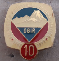 Planinsko DrustvoLjubljana Matica 1967/1977  Mountaine  Association  Alpinism, Mountaineering Slovenia Pin - Alpinismus, Bergsteigen