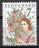 SLOVAKIA 447,used,falc Hinged,Easter 2003 - Used Stamps
