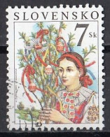 SLOVAKIA 447,used,falc Hinged,Easter 2003 - Oblitérés