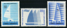 Türkiye 1977 Mi 2423-2425 [No Gum] Sailing Championship - Used Stamps