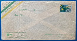 Brazil 1941 Registred Stationnery Letter Glassine Paper Of 2$000 Unused Translucent For Seing What Was Inside TTB - Posta Aerea