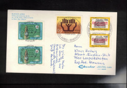 Argentina 1981 Interesting Postcard With HOTEL SHERATON BUENOS AIRES Postmark - Lettres & Documents