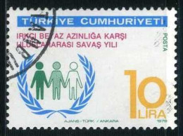 Türkiye 1978 Mi 2460 International Anti-Apartheid Year, Fight Against Racism - Used Stamps