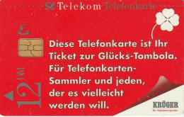 ALEMANIA. S 39/94. Krüger - Glücks-Tombola. 1994/09. 2408. (560) - S-Series: Schalterserie Mit Fremdfirmenreklame