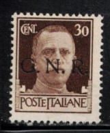 ITALY Republican National Guard Gibbons # 6 MNH - GNR Overprint - Other & Unclassified