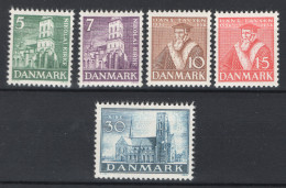 Danimarca 1936 Unif. 241/45 **/MNH VF - Unused Stamps