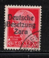 ZARA Michel # 4 Used - Italian Stamp With German Overprint - Ocu. Alemana: Zara