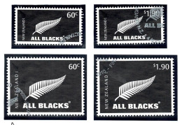 New Zealand 2010 All Blacks Rugby Set Of 4 Used - Usati