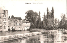 CPA 16 (Charente) Jarnac - Ecluse Et Passerelle. A Gauche, Le Moulin TBE éd. Nouvelles Galeries - Moulins à Eau