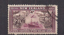 NUOVA ZELANDA  1940 CENTENARIO DELLA SOVRANITA' BRITANNICA  UNIF. 299  USATO VF - Unused Stamps