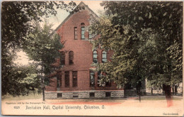 Ohio Columbus Recitation Hall Capitol University 1906 Rotograph - Columbus